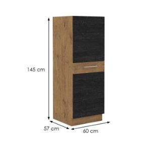 Obrazek Szafka Kuchenna VIGO Dark 50 DK-145 1F (3S) BB MB 