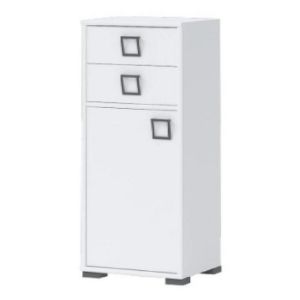 Obrazek Komoda 1D2S Kiki OR12-BE/KI-15 white/white 