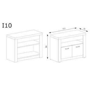 Obrazek Szafka RTV Indianapolis I10 jesion jasny
