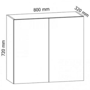 Obrazek Szafka kuchenna Gardena G80C grey