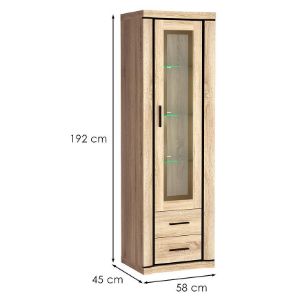 Obrazek Witryna Dallas D16 Dąb Sonoma