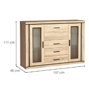 Obrazek Komoda Dallas D7 dąb sonoma