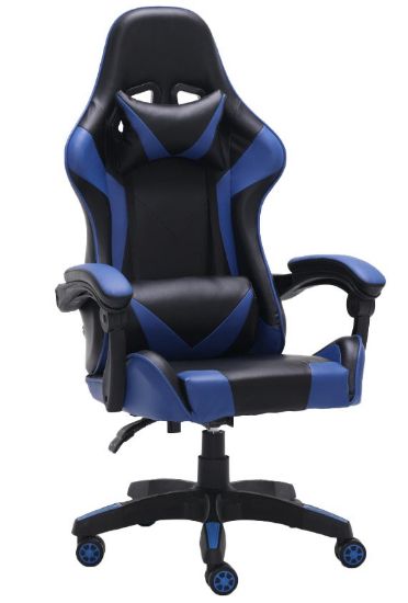 Obrazek Fotel obrotowy gamingowy Walerian niebieski