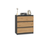 Obrazek Komoda Umo P3 antracyt/dąb artisan