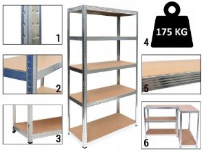 Obrazek Regał magazynowy Strong 2 MDF