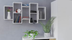 Obrazek Półka, regał wiszący Hubert biały