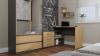 Obrazek Biurko narożne z komodą Dana antracyt/dąb artisan