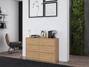 Obrazek Komoda Umo P6 120 (dąb artisan)