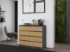 Obrazek Komoda Umo P8 120 antracyt/dąb artisan