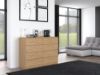 Obrazek Komoda Umo P8 140 (dąb artisan)