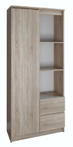 Obrazek Regał zamykany Tor P7S2D1 (dąb sonoma)