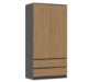 Obrazek Szafa Umo S2 antracyt/dąb artisan