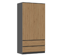 Obrazek Szafa Umo S2 antracyt/dąb artisan