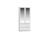 Obrazek Szafa Umo S2 z lustrem (biały)