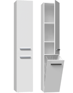 Obrazek Słupek łazienkowy Luiza 4 biały