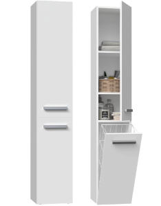 Obrazek Słupek łazienkowy Luiza 4 biały