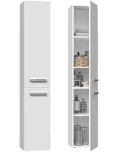 Obrazek Słupek łazienkowy Luiza 2 biały