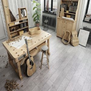 Obrazek Panele podłogowe wodoodporne Concrete Loft 8 mm AC5 Aqua Parquet Mercado 1038