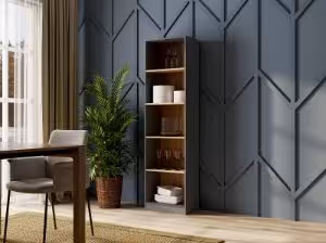 Obrazek Regał Basic 50 (antracyt/dąb artisan)