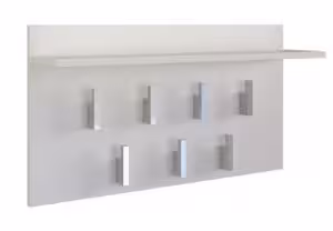 Obrazek Wieszak z półką Zefir (biały)