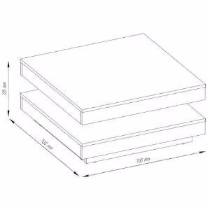 Obrazek Stolik Berlin czarny