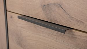 Obrazek Szafa z lustrem Lati D3 czarny mat/viking