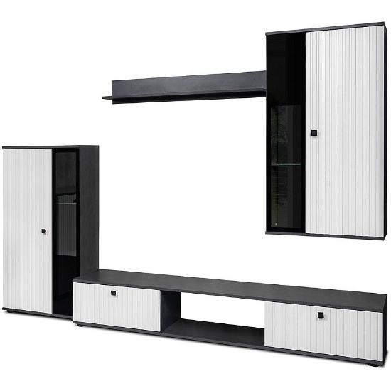 Obrazek Meblościanka Salsa mdf biały/matera