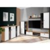 Obrazek Komoda Salsa mdf biały/dąb artisan
