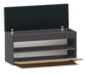 Obrazek Szafka na buty Cella Maxi antracyt/dąb artisan