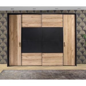 Obrazek Szafa Nemezy dąb catania/czarny