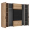 Obrazek Szafa Nemezy dąb catania/czarny