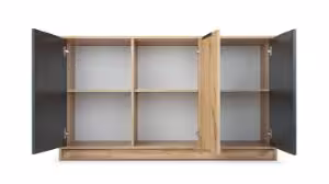 Obrazek Komoda Laos 3D dąb wotan/czarny