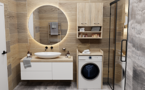 Obrazek Szafka na pralkę Zara dąb sonoma