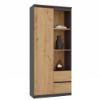Obrazek Regał zamykany Tor P7S2D1 (antracyt/dąb artisan)