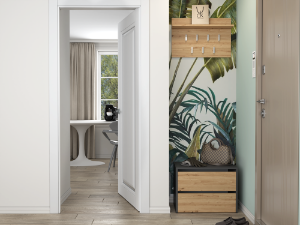 Obrazek Szafka na buty Pelagia antracyt/dąb artisan