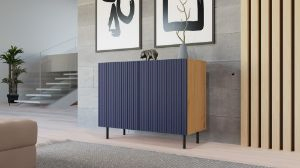 Obrazek Komoda Jula 2S granat/dąb artisan