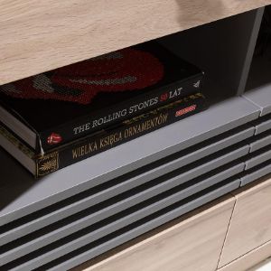 Obrazek Komoda Allmo AL7 dąb estana jasny/antracyt