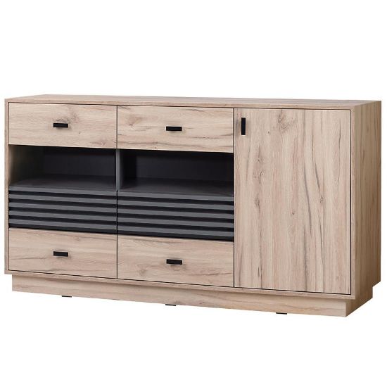 Obrazek Komoda Allmo AL8 dąb estana jasny/antracyt