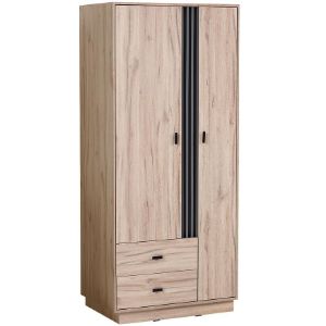 Obrazek Szafa Allmo AL2 dąb estana jasny/antracyt