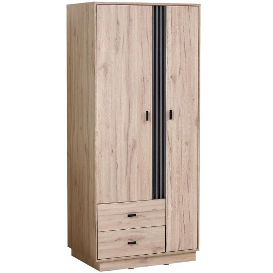 Obrazek Szafa Allmo AL1 dąb estana jasny/antracyt