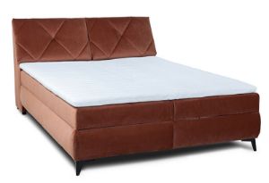 Obrazek Łóżko kontynentalne Moris 160 rudy