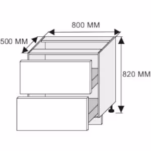 Obrazek Szafka kuchenna Malmo Permbroke D2M/80 korpus lava