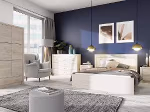 Obrazek Komoda Indianapolis I17 1D4S kraft biały