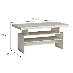 Obrazek Ława Indianapolis I13 kraft biały