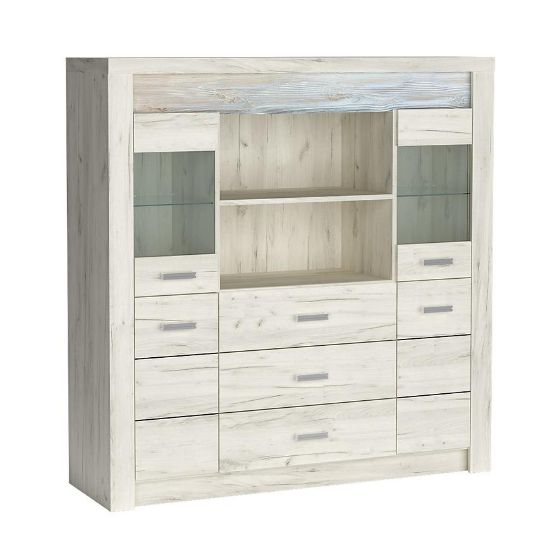 Obrazek Witryna szeroka Indianapolis I22 kraft biały