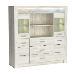 Obrazek Witryna szeroka Indianapolis I22 kraft biały