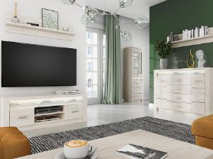 Obrazek Witryna szeroka Indianapolis I22 kraft biały