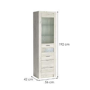 Obrazek Witryna Indianapolis 2D I4 kraft biały