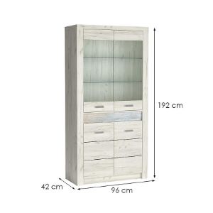 Obrazek Witryna Indianapolis 4D I3 kraft biały