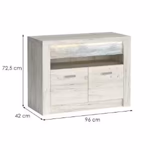 Obrazek Szafka RTV Indianapolis I10 kraft biały